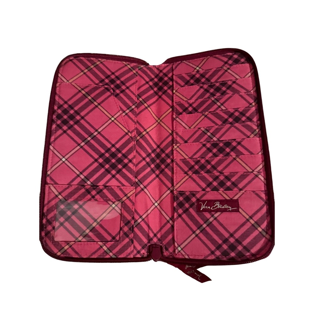 Vera Bradley Travel Organizer Passport‎ Wallet Piccadilly Plum - Picture 2 of 4